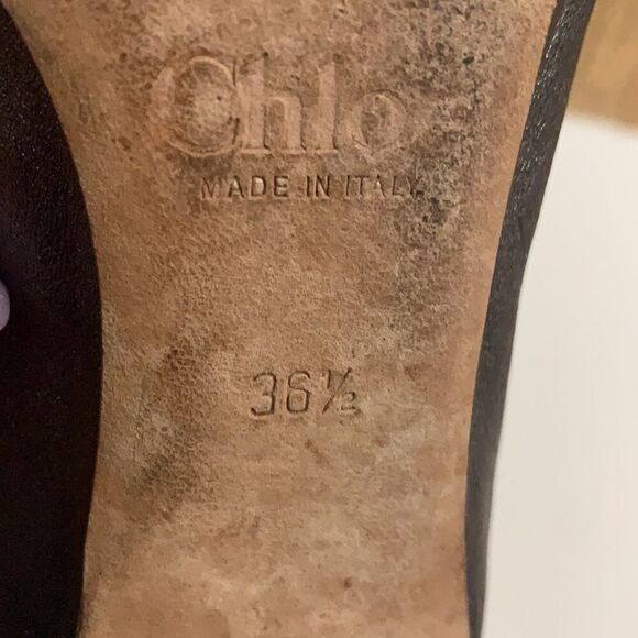 CHOLE LEATHER BALLET FLATS SIZE 6 1/2 - Picture 7 of 7